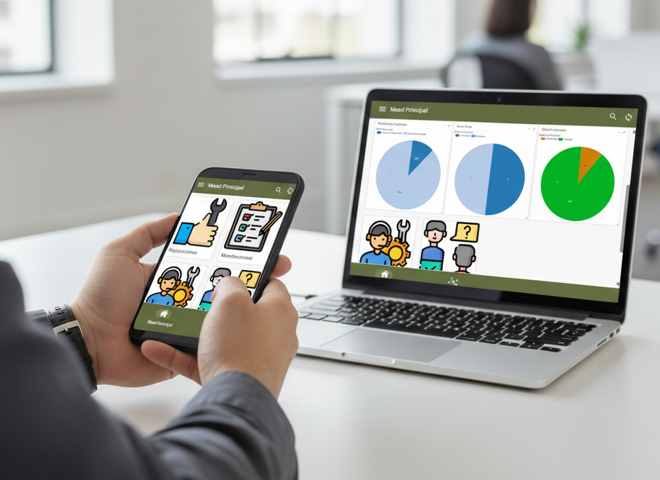 Ilustración sobre innovación y tecnología